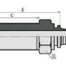Metric Male 90° Cone - 10811L