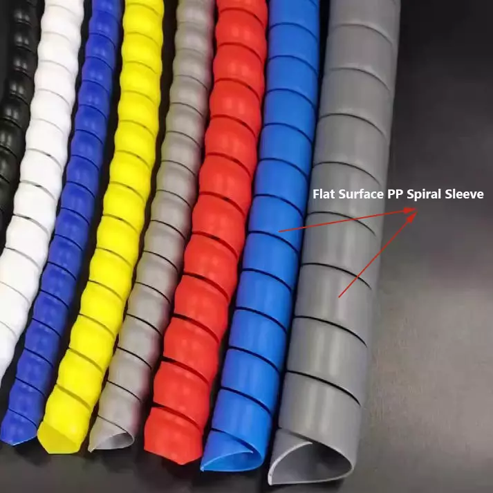 Arc and Flat Surface PP spiral sleeves